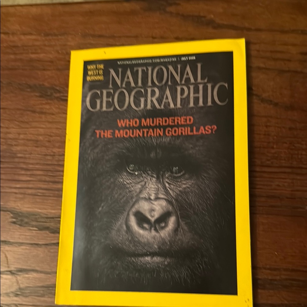 National Geographic Yellow and Black Magazine Cover